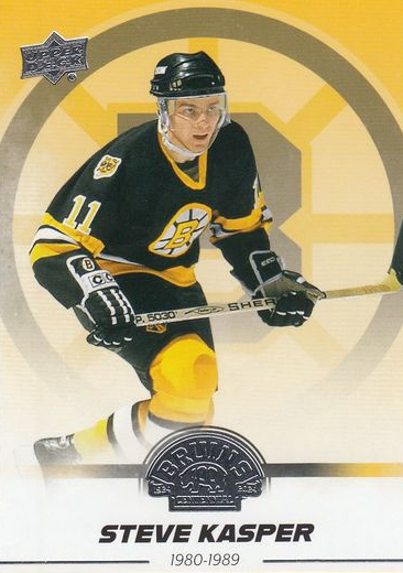 řadová karta STEVE KASPER 23-24 UD Boston Bruins Centennial číslo 54
